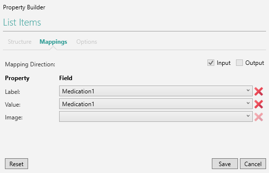 Picture showing the List Items.